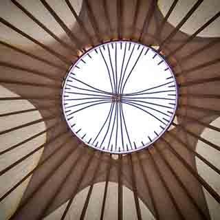 Daisy Yurt Centre wheel